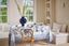 Set/4 Servietten Royal Regal Flower Blau