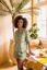 Top Korte Mouw Knopen La Dolce Vita Licht Groen