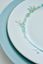 Assiette Plate Jolie Points Or Bleu 26.5cm