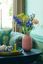 Oval Metal Vase Old Pink 30cm