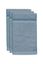 Lot de 3 Serviettes Invité Soft Zellige Bleu/Gris 30X50cm