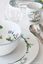 Assiette Plate Jolie Points Or Bleu 26.5cm