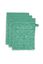 Lot de 3 Gants de Toilette Tile de Pip Vert 16x22cm