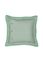 Square Cushion Viva Las Flores Green