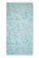 Große Handtuch Les Fleurs Blau 70x140 cm