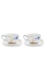 Set/2 Espresso Tasse & Untertasse Royal White 125ml