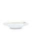 Assiette Creuse Royal White Points Dorés 23,5 cm