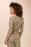 Teagan Vest Lange Mouw Flore Pequeña Zand