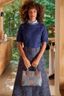 Shoulder Bag Fia Medium Jabali Blue