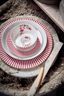 Royal Stripes Dinerbord Donkerroze 26.5cm