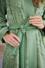 Badjas Jasmin Jacquard Groen