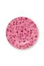 Gebaksbord Jolie Bloemen Roze 17cm