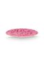 Gebaksbord Jolie Bloemen Roze 17cm