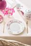 Dinerbord Jolie Stippen Goud Roze 26.5cm