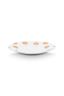 Set/2 Plates Dot Delight White/Gold 21cm