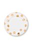 Set/2 Dinerborden Dot Delight Wit/Goud 26.5cm