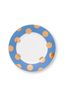 Set/2 Ontbijtborden Dot Delight Lichtblauw/Goud 21cm