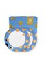 Set/2 Ontbijtborden Dot Delight Lichtblauw/Goud 23cm