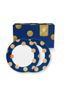 Set/2 Ontbijtborden Dot Delight Navy/Goud 21cm