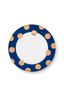 Set/2 Ontbijtborden Dot Delight Navy/Goud 23cm
