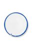 Dinerbord Pip & The Blue Bird Dip Dye Wit 30cm