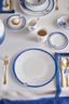 Dinerbord Pip & The Blue Bird Dip Dye Wit 30cm