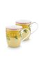 La Majorelle Lot de 2 Tasses à Café Petit Format Jaune