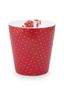 Royal Stripes Tasse Punkte Dunkelrosa