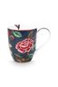 Tasse XL Flower Blues Bleu
