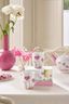 Set/2 Mokken Groot Jolie Stippen Goud Roze