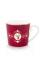 Tasse Love Birds Medallion Hirsch Dunkelrot 150ml