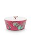 Giftset Bowls 15cm & Chopsticks Oriental Flower Festival Dark Pink