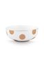 Bol Dot Delight Blanc-Or 15cm