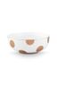 Set/2 Kommen Dot Delight Wit/Goud 15cm