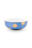 Set/2 Bol Dot Delight Bleu Clair/Or 15cm