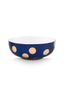 Set/2 Kommen Dot Delight Navy/Goud 20cm