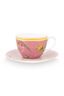 La Majorelle Cappuccino Kop & Schotel Roze