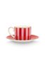 Love Birds Espresso Kop & Schotel Rood/Roze