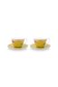 La Majorelle Ensemble de Tasse et Soucoupe à Cappuccino Jaune
