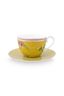 La Majorelle Ensemble de Tasse et Soucoupe à Cappuccino Jaune