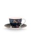 Espresso Cup and Saucer Berry Blues Blue