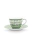 Espresso Kop & Schotel Lily&Lotus Moon Delight Licht Groen
