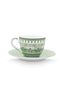 Espresso Kop & Schotel Lily&Lotus Moon Delight Licht Groen