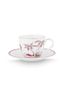 Espresso Kop & Schotel Jolie Stippen Goud Roze
