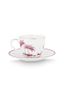 Espresso Kop & Schotel Jolie Stippen Goud Roze