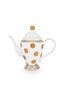 Theepot Dot Delight Wit-Goud
