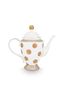 Theepot Dot Delight Wit-Goud