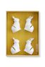 La Majorelle Set/4 Kartenhalter Hase