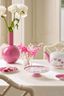 Taartplateau Klein Jolie Stippen Goud Roze