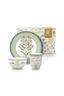 Set/3 Breakfast Set Lily&Lotus Light Green
